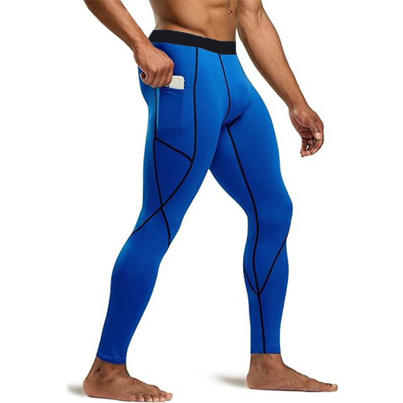Crossfit Ga - Men Running Leggings Quick Dry Gym