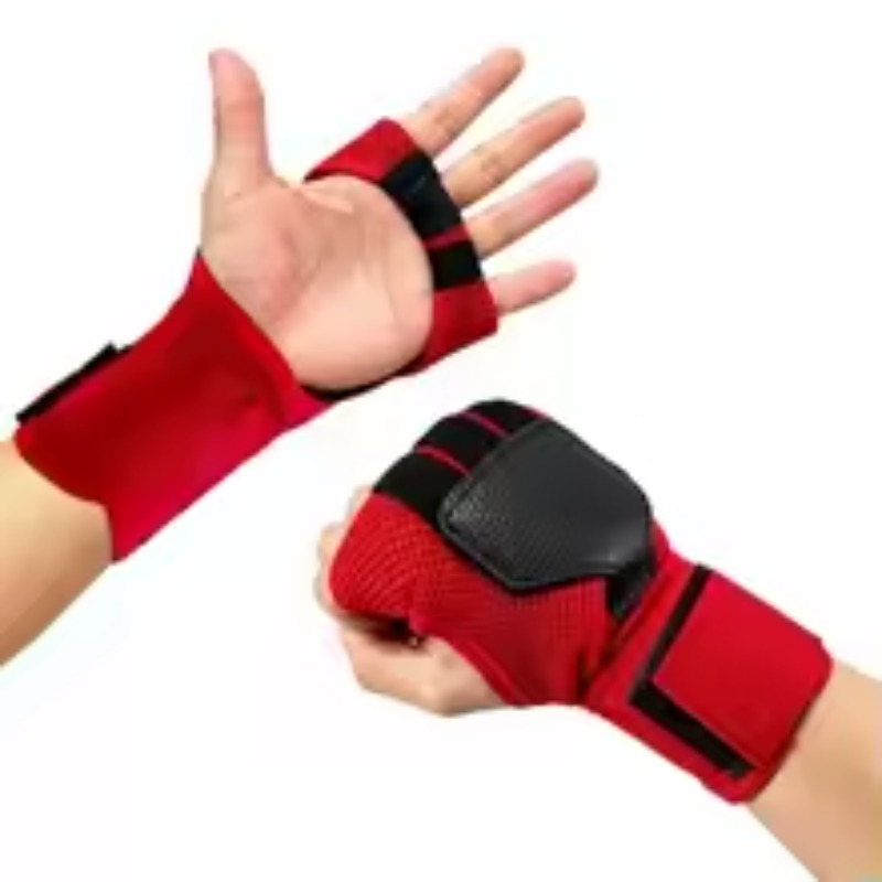 Wrist Wrap Support - New Polyester Boxing Gloves Adjust Strap