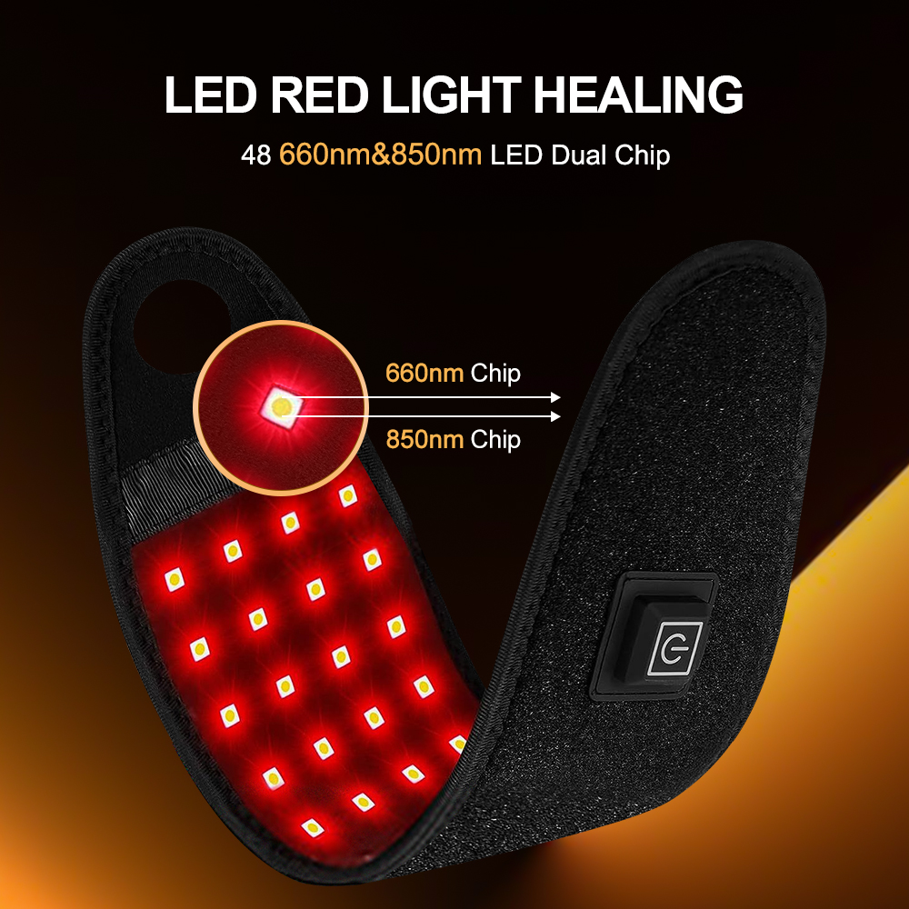 660nm 850nm LED Infrared Heati - огляд і ціна Wrist Wrap Support