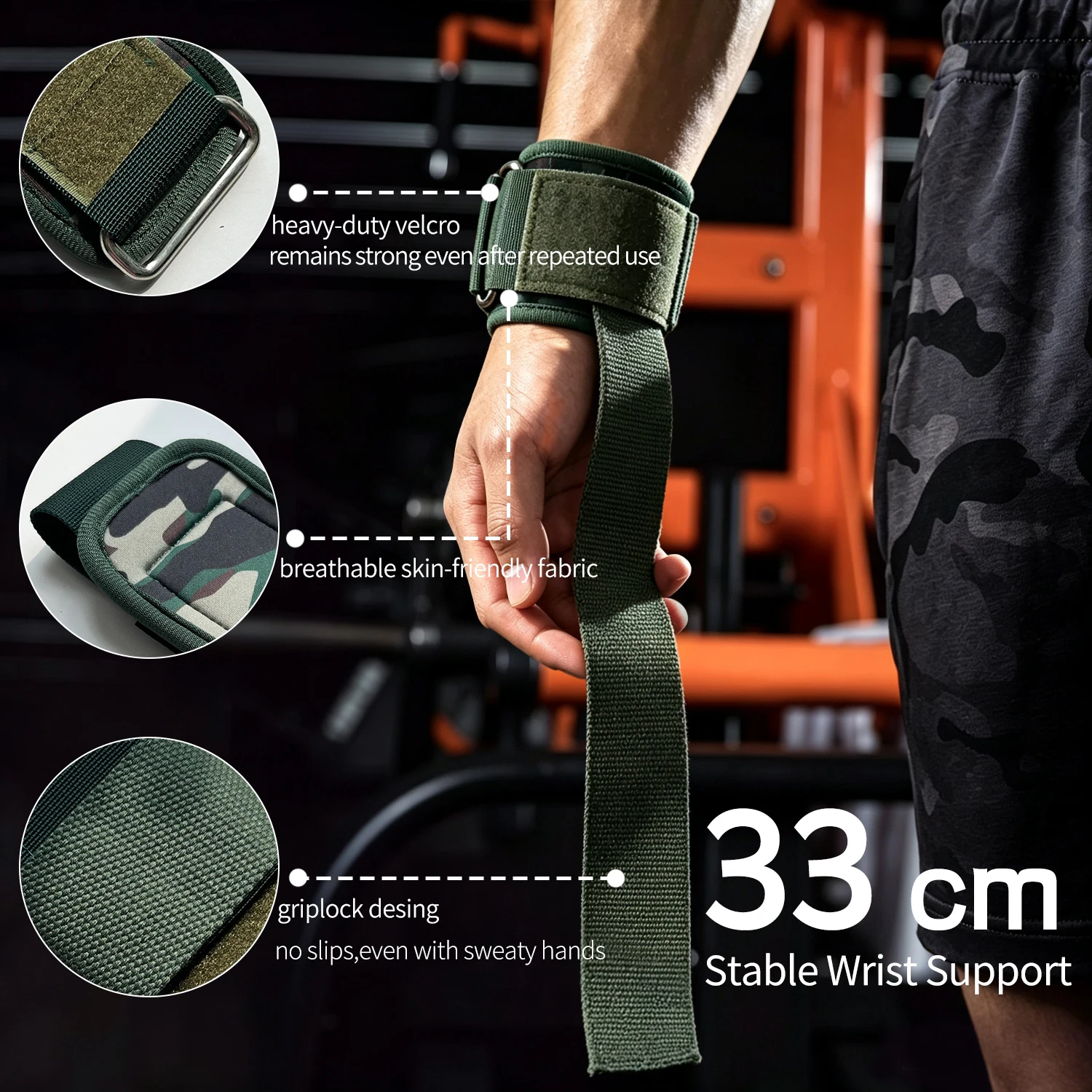 Weightlifting Straps 2pcs Wris - огляд і ціна Crossfit Workout Gear