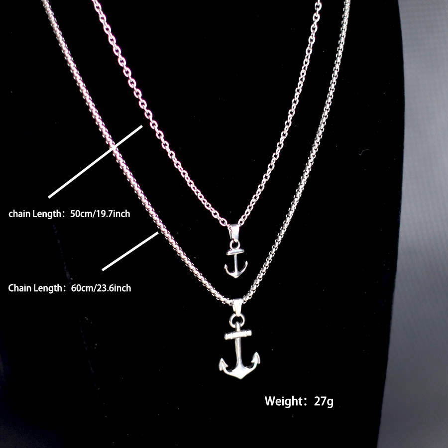 Hiphop Anchor Necklace For Men - огляд і ціна Battle Rope Anchor