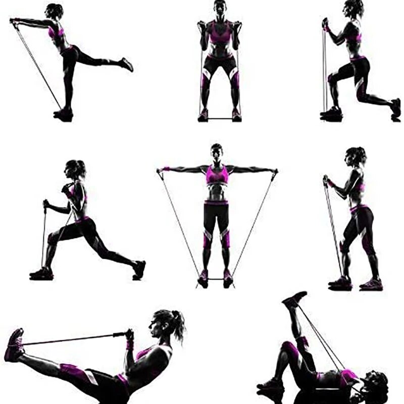 Resistance Bands With Handles, - огляд і ціна Crossfit Accessories