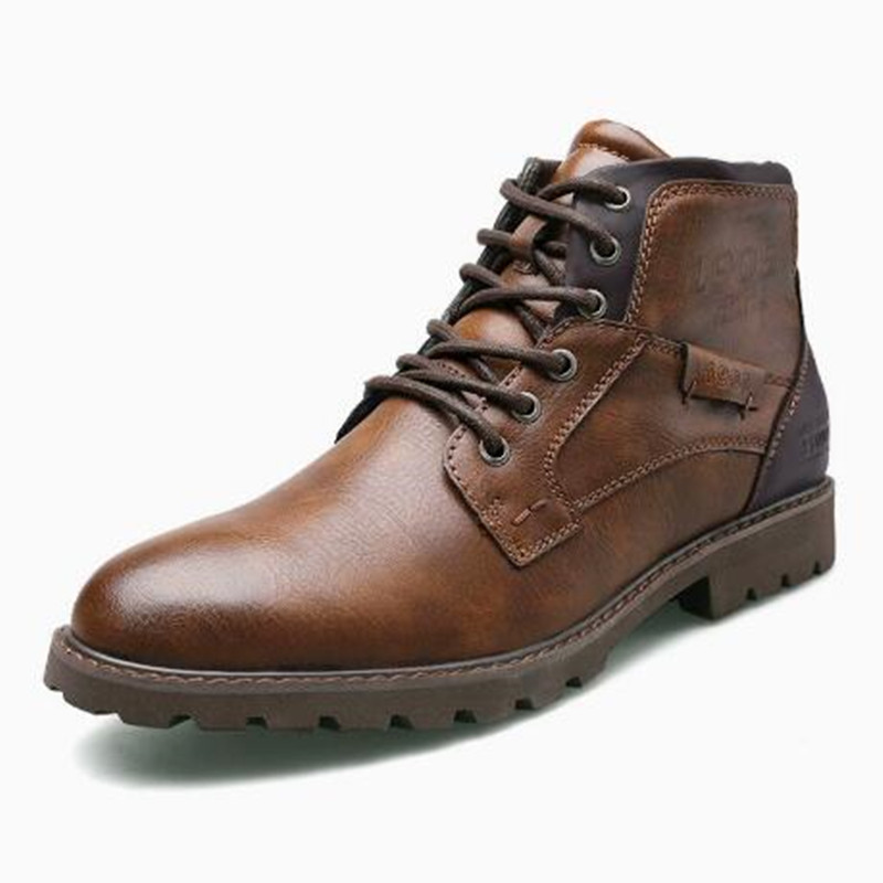2026 Leather Men Ankle Boots P - огляд і ціна Crossfit Outdoor
