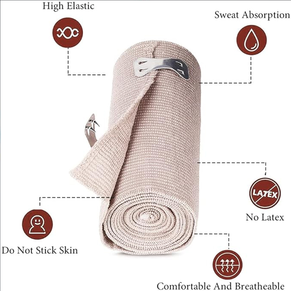 4Rolls Elastic Compression Ban - огляд і ціна Wrist Wrap Support
