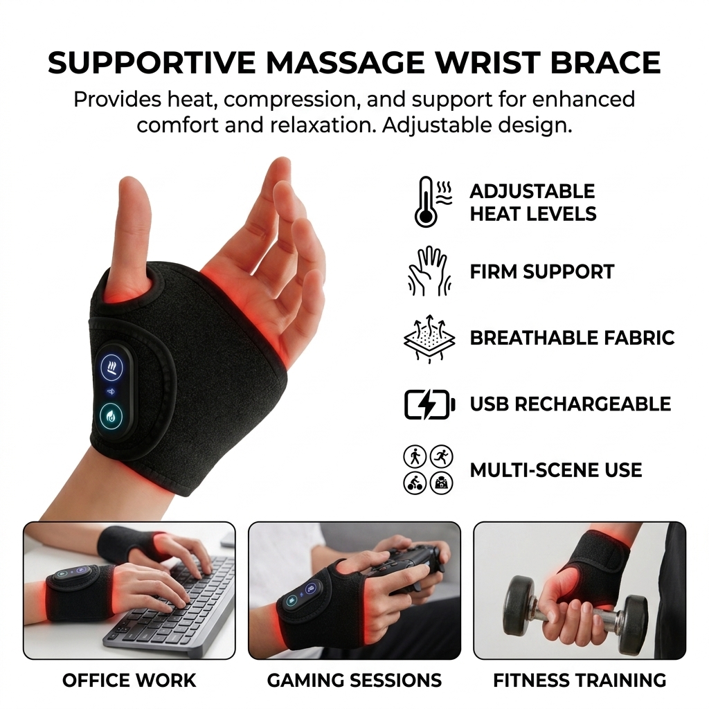 Wrist Support Braces Heated Ma - огляд і ціна Wrist Wrap Support